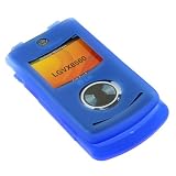 Blue Durable Flexible Soft Silicone Skin Case For Verizon LG Chocolate 3 VX-8560 Cell Phone