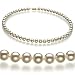 White 6-7mm A+ Chinese Akoya Pearl Necklace 16 inch Choker Length