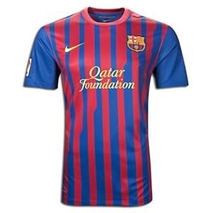 10 Messi Barcelona Home 2011-12 Soccer Jersey (US Size: M)