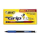 BIC(R) BicMatic Grip Mechanical Pencils, 0.7 mm, Pack Of 12