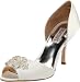Badgley Mischka Women's Salsa Pump,White,7.5 M US