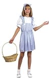 DOROTHY FANCY DRESS COSTUME WITH GINGHAM HEADBAND CHILDS SIZE 11-14