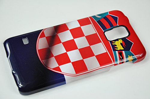 3D Samsung Galaxy Kroatien Hrvatska 1 Handyhülle Tasche Flip Hülle Case Cover Schutz Etui Galaxy S4