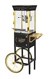 Nostalgia Electrics CCP-510BLK Circus-Cart Popcorn Maker, Black