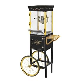 Nostalgia Electrics CCP-510BLK Circus-Cart Popcorn Maker, Black by Nostalgia Electrics