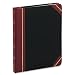 Adams Journal, Quadrille Ruled, 7.63 x 9.63 Inches, Black Cover with Maroon Spine, 5 Squares per Inch, 300 Pages (ARB79J300)