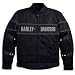 Harley Davidson Men's Classic Cruiser Mesh Jacket. Windproof, waterproof. Reflective piping and graphics. 98248-09VM (Small)