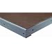 Lyon DD27381 Tempered Pressed Wood Over Steel Square Edge Top, 60" Width x 34" Depth, Dove Gray