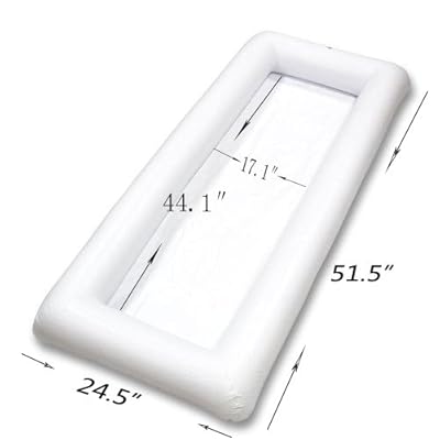 Inflatable Serving/Salad Bar Tray Food Drink Holder BBQ Picnic Pool Party Buffet Cooler