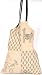 Beige Shoulder Bag from Ranthambore with Printed Deers - Pure Cotton Printed with Natural Dyes