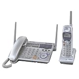 Remanufactured Panasonic KX-TG2770S 2.4 GHz DSS Expandable Cordless Phone with Corded Base, cordless Handset, and Answering System (Silver)