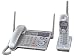 Remanufactured Panasonic KX-TG2770S 2.4 GHz DSS Expandable Cordless Phone with Corded Base, cordless Handset, and Answering System (Silver)