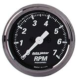Auto Meter 1497 Designer Black In-Dash Tachometer Gauge