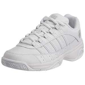 K-Swiss Womens Outshine EU W Low-Top Trainers 91120-147-M White/Platinum 6 UK, 39.5 EU
