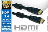 25 FT HDMI Cable Gold with Ferrite 1080P ver 1.4 - 25ft