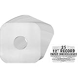 (25) White Heavyweight Paper Inner Sleeves for 12" Records - 12IW