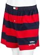 Tommy Hilfiger Men's Rugby Stripe Knit Boxer with Varsity Flocking