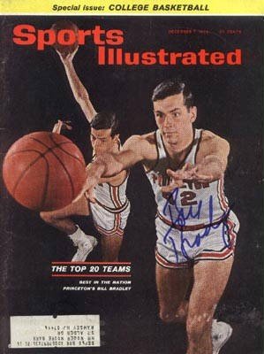 Bill Bradley (New York Knicks) autographed Sports Illustrated Magazine