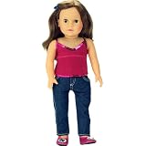 Skinny Jean:Skinny Jeans w/Heart Pocket models & Berry Sequin Strap Tank