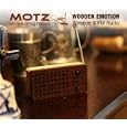 Motz Tiny Wooden Emotion Speaker (Bulid-in FM Radio) for iPod and MP3 Player (100% Made in Handicraft)