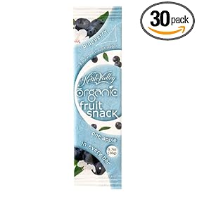 Kettle Valley Certified Organic Real Fruit Snack, Blueberry, 0.7-Ounce Bars (Pack of 30)