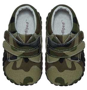 Pediped Ethan Baby Boys Camouflage Shoes, Small (6-12 Months)