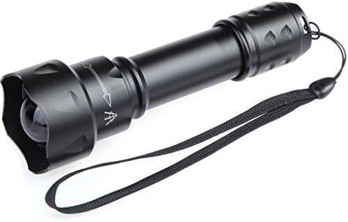 Zoomable Flashlight, NockNock [T-20] Ultra Bright 1200 Lumens Upgrade U2 LED Bulb Zoomable Waterproof Flashlight Torch with Battery Charger