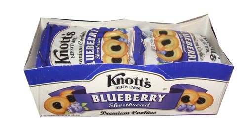 Knott's Berry Farm Blueberry Shortbread Premium Quality Cookies by Knott's Berry Farm