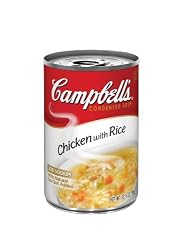 Campbell's Red & White Chicken With Rice Soup, 10.5-Ounce Cans (Pack of 24)