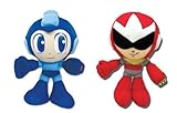 Set of 2 Great Eastern Mega Man Plush - Mega Man & Proto Man [並行輸入品]