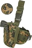 Leapers Special Ops Universal Tactical Leg Holster, Woodland Digital Camo