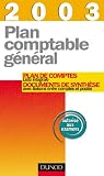 Plan comptable g�n�ral 2003 - Plan de comptes & Documents de synth�se