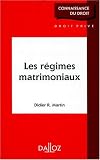 Revue Editions Dalloz - Sirey  / Les régimes matrimoniaux