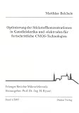 Produkt-Bild: Optimierung der Stickstoffkonzentrationen in Gatedielektrika und -elektroden f&uuml;r fortschrittliche CMOS-Technologien