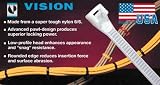 Vision NT4100-O 11 Natural Cable Ties (1,000-Pk.)