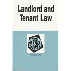 Landlord and Tenant Law in a Nutshell (Nutshell Series)