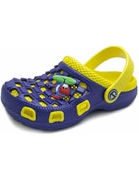 Phedarus Comfortable Clogs for Boys Blue Yellow available at Amazon ...