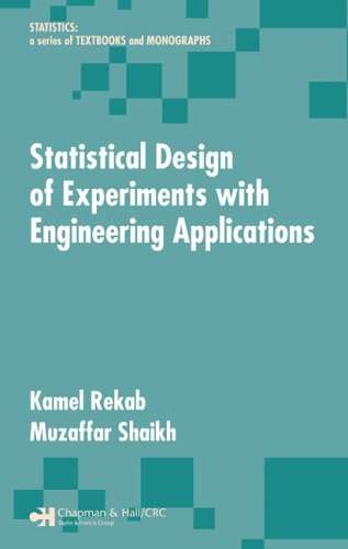 Statistical Design of Experiments with Engineering Applications (Statistics:  A Series of Textbooks and Monographs)