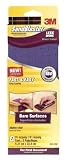 3M SandBlaster 423-180 Flexible Sanding Pad, 3.7 x 9.25-Inch, 180-Grit, Rectangle, 2-Sheet