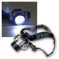 LED Stirnlampe / Helmleuchte mit 9 LEDs Acras