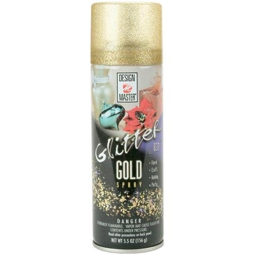 Design Master No.831 Glitter Gold Spray Home Garden Decor Dried Flowers