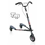 Trikke Tech T78 Series 3-Wheeled Carving Scooter (Black)
