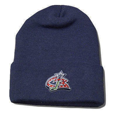 NHL BEANIE KNIT HAT CAP COLUMBUS BLUE JACKETS YOUTH KID
