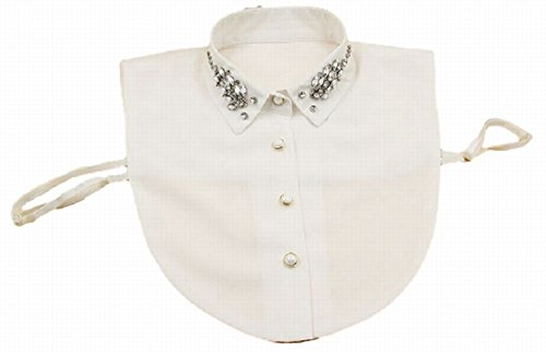 【 デザイン カラー 豊富 】 春 物 付け襟 簡単 重ね着 シンプル レース ビジュー ギンガム チェック