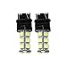 LLCJ 2Pcs Super Bright 3157 18-SMD Backup Reverse LED Light Bulbs,Turn Signal Light, Corner Light, Stop Light, Parking Light, Side Marker Light,Tail Light 12V