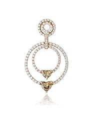 Diamond 18k Rose Gold Heart Pendant
