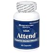 VAXA Homeopathic Medicinal Attend, Support for Attention Difficulties, Capsules, 60-Count Bottle
