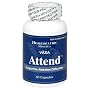 VAXA Homeopathic Medicinal Attend, Support for Attention Difficulties, Capsules, 60-Count Bottle