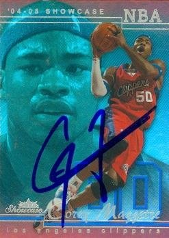 Corey Maggette Autographed/Hand Signed Basketball Card (Los Angeles Clippers) 2004 Fleer Showcase #2