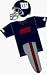 New York Giants Kids Medium NFL Helmet & Uniform Set
